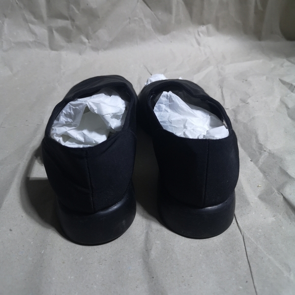 Vintage Cutout Elastic Band Black Sandals for Hipster Boho Summer - Picture 9 of 11